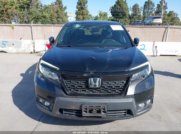 5FNYF7H20KB009236 2019 HONDA PASSPORT Black Вид щитка приладів