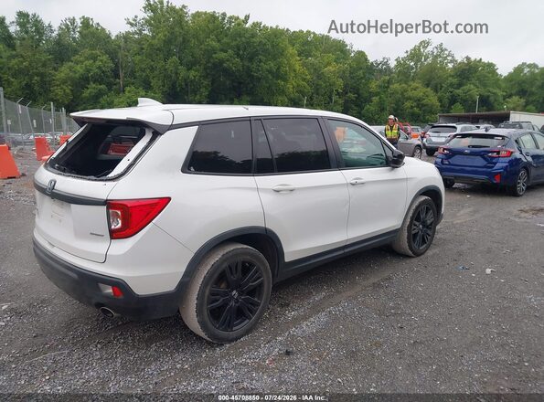 5FNYF7H22MB006695 2021 HONDA PASSPORT White Tył prawy