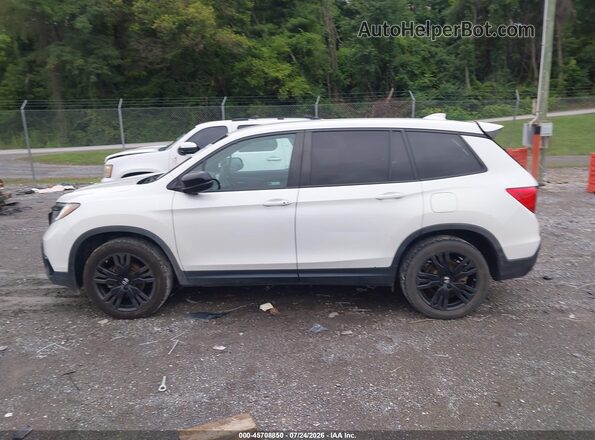 5FNYF7H22MB006695 2021 HONDA PASSPORT White Widok wnętrza 360 stopni
