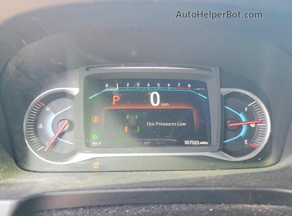 5FNYF7H25MB014757 2021 HONDA PASSPORT Silver ხელსაწყოთა პანელის ხედი