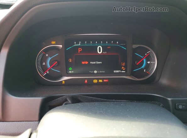 5FNYF7H26MB014508 2021 HONDA PASSPORT Black Widok zestawu wskaźników