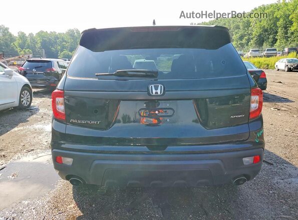 5FNYF7H26MB014508 2021 HONDA PASSPORT Black Widok z tyłu