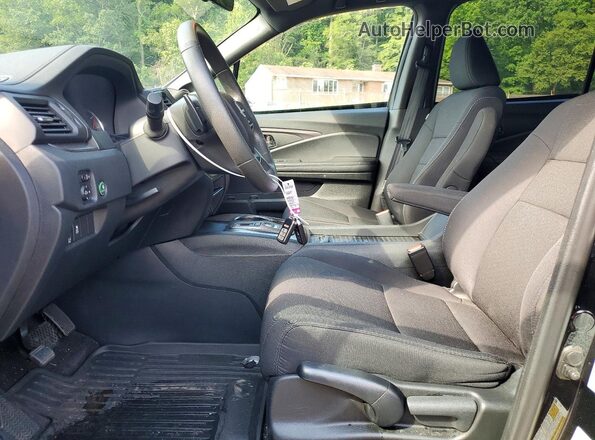 5FNYF7H26MB014508 2021 HONDA PASSPORT Black Widok wnętrza z przodu