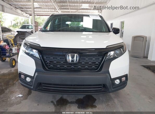 5FNYF7H50MB004700 2021 HONDA PASSPORT White Vista del cuadro de instrumentos