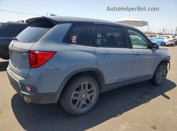 5FNYF7H50NB004956 2022 HONDA PASSPORT Gray Rear right