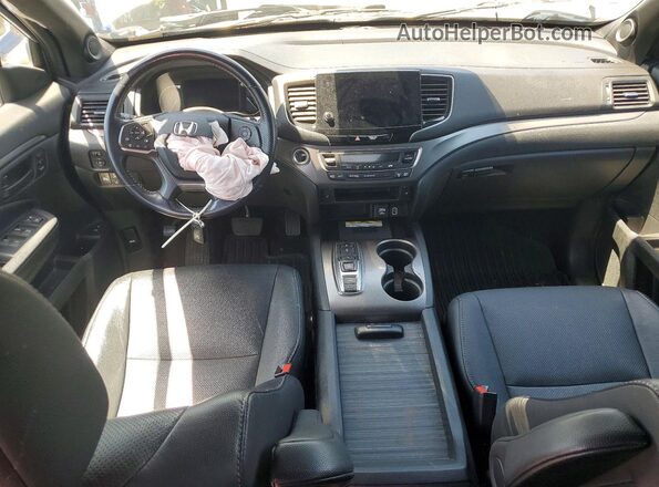 5FNYF7H50NB004956 2022 HONDA PASSPORT Gray Dashboard view