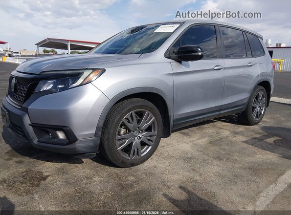 5FNYF7H52KB007465 2019 HONDA PASSPORT Gray Front left