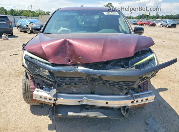 5FNYF7H52MB000163 2021 HONDA PASSPORT Burgundy Front view