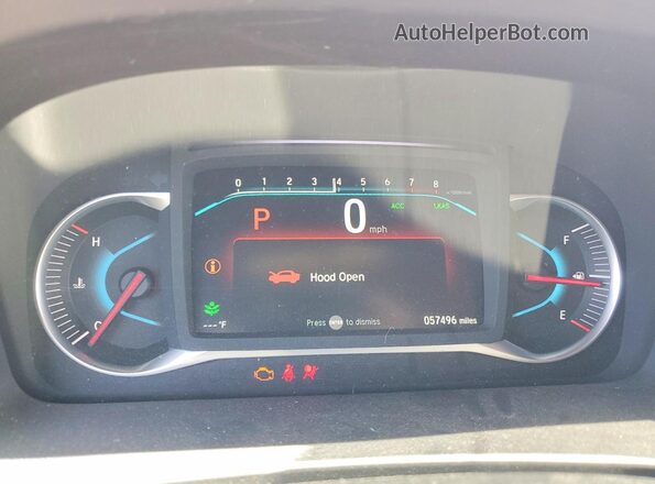 5FNYF7H52MB000163 2021 HONDA PASSPORT Burgundy Instrument cluster view