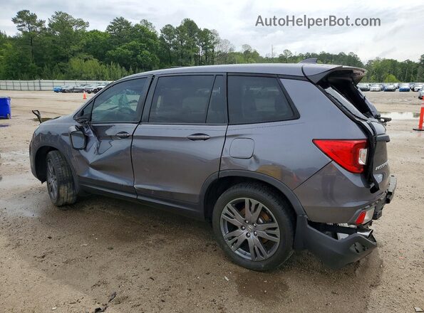 5FNYF7H53KB009855 2019 HONDA PASSPORT Gray Rear left