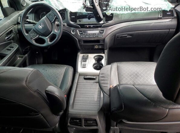 5FNYF7H53KB009855 2019 HONDA PASSPORT Gray Dashboard view