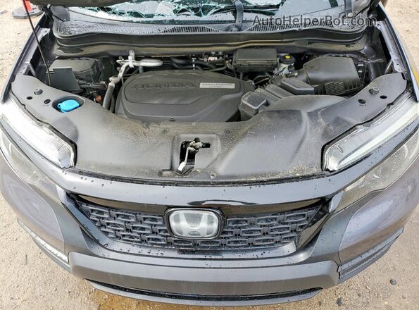 5FNYF7H53KB009855 2019 HONDA PASSPORT Gray Engine compartment view