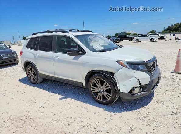 5FNYF7H53KB011251 2019 HONDA PASSPORT White წინა მარჯვენა