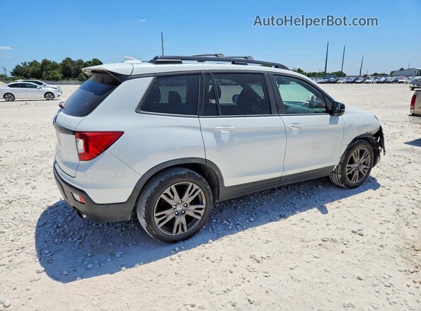 5FNYF7H53KB011251 2019 HONDA PASSPORT White უკანა მარჯვენა