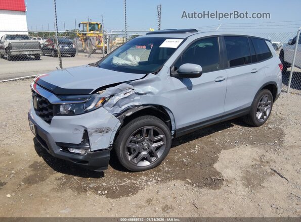 5FNYF7H55NB003799 2022 HONDA PASSPORT Light Blue Przód lewy
