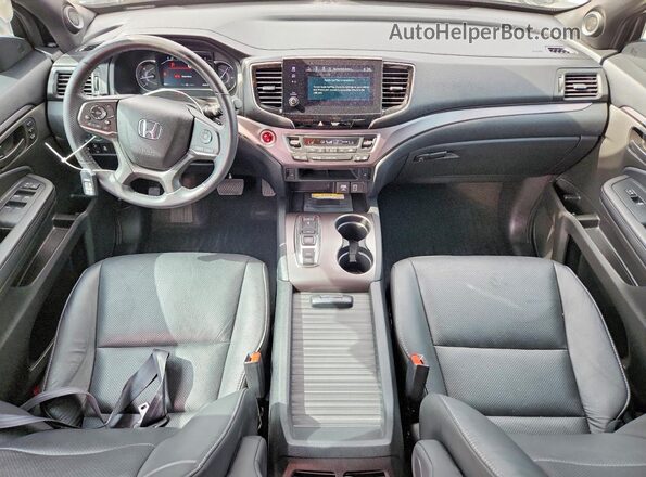 5FNYF7H55NB006606 2022 HONDA PASSPORT Black Widok deski rozdzielczej