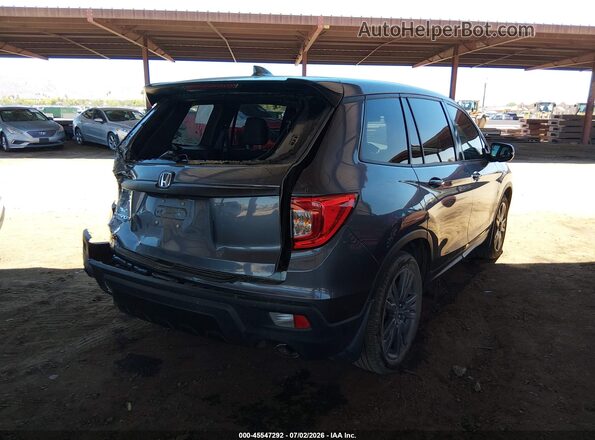 5FNYF7H56MB000666 2021 HONDA PASSPORT Gray Հետևի աջ