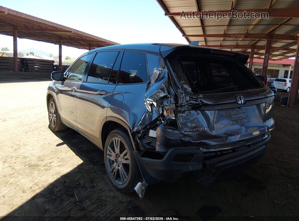 5FNYF7H56MB000666 2021 HONDA PASSPORT Gray Հետևի ձախ
