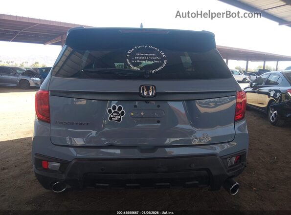 5FNYF7H56NB003956 2022 HONDA PASSPORT Gray 