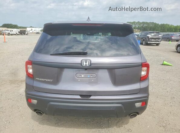 5FNYF7H57KB011561 2019 HONDA PASSPORT Gray უკანა ხედი
