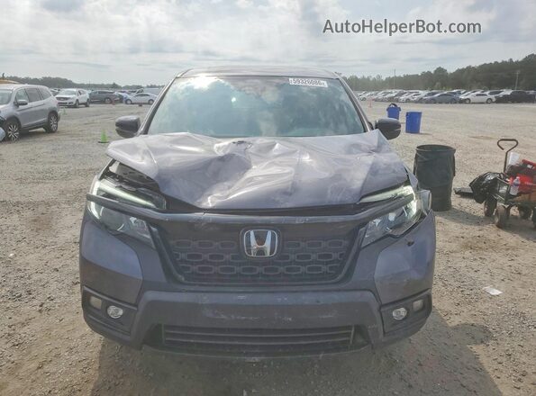 5FNYF7H57KB011561 2019 HONDA PASSPORT Gray წინა ხედი