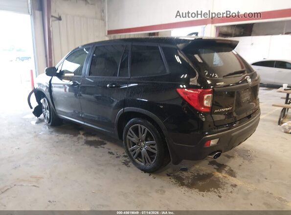 5FNYF7H57LB006202 2020 HONDA PASSPORT Black Tył lewy