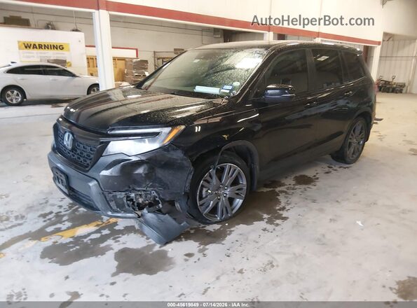 5FNYF7H57LB006202 2020 HONDA PASSPORT Black Przód lewy