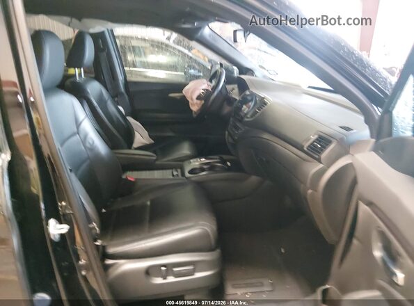 5FNYF7H57LB006202 2020 HONDA PASSPORT Black Widok wnętrza z przodu