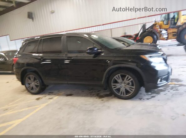 5FNYF7H57LB006202 2020 HONDA PASSPORT Black Widok wnętrza z tyłu