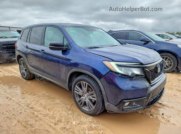 5FNYF7H59LB004631 2020 HONDA PASSPORT Blue წინა მარჯვენა