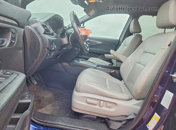 5FNYF7H59LB004631 2020 HONDA PASSPORT Blue წინა სალონის ხედი