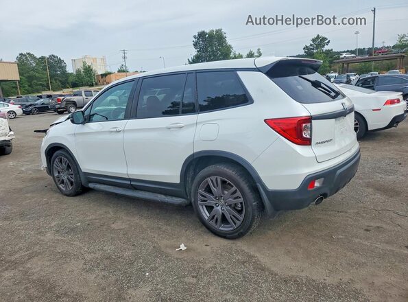 5FNYF7H5XKB009593 2019 HONDA PASSPORT White Rear left