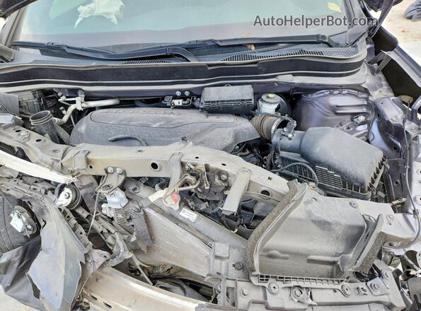 5FNYF7H5XMB016059 2021 HONDA PASSPORT Gray Vista del compartimento del motor