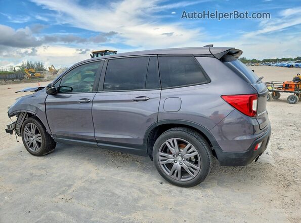 5FNYF7H5XMB016059 2021 HONDA PASSPORT Gray Trasero izquierdo