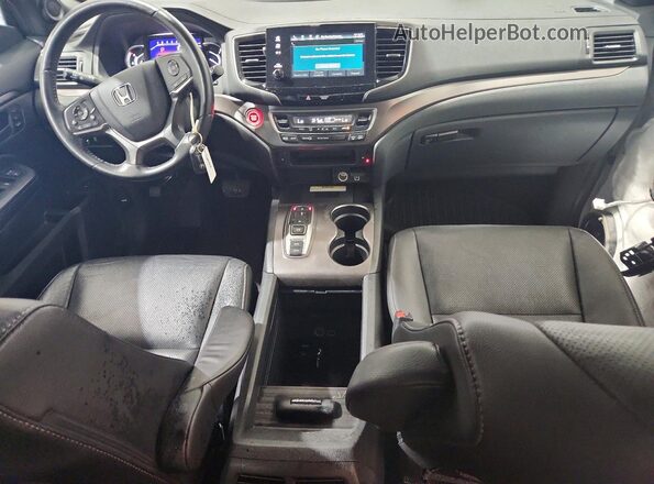 5FNYF7H5XNB005242 2022 HONDA PASSPORT White Առջևի վահանակի տեսք