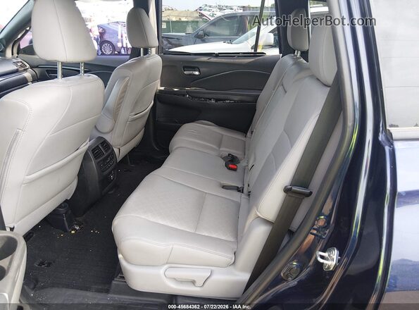 5FNYF7H90KB000128 2019 HONDA PASSPORT Dark Blue Widok naklejki z numerem VIN