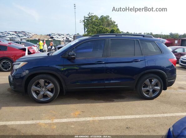 5FNYF7H90KB000128 2019 HONDA PASSPORT Dark Blue Widok wnętrza 360 stopni