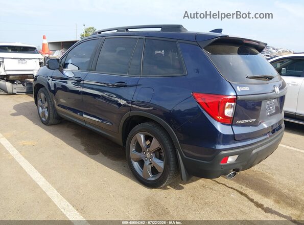 5FNYF7H90KB000128 2019 HONDA PASSPORT Dark Blue Tył lewy