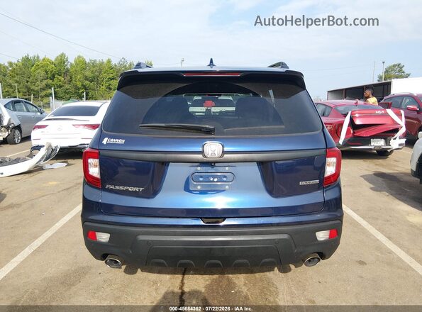 5FNYF7H90KB000128 2019 HONDA PASSPORT Dark Blue 