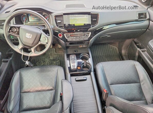 5FNYF7H91LB001337 2020 HONDA PASSPORT Brown Dashboard view
