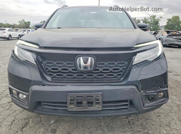 5FNYF7H91MB006054 2021 HONDA PASSPORT Black Widok z przodu