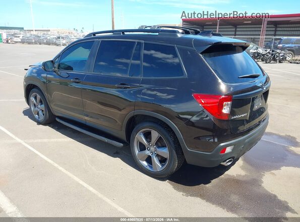 5FNYF7H92KB000809 2019 HONDA PASSPORT Black Tył lewy
