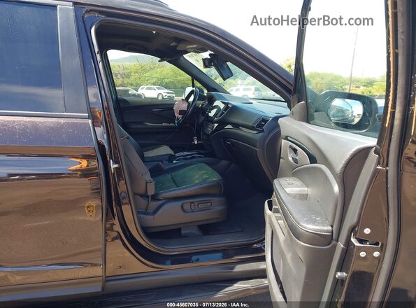 5FNYF7H92KB000809 2019 HONDA PASSPORT Black Widok wnętrza z przodu
