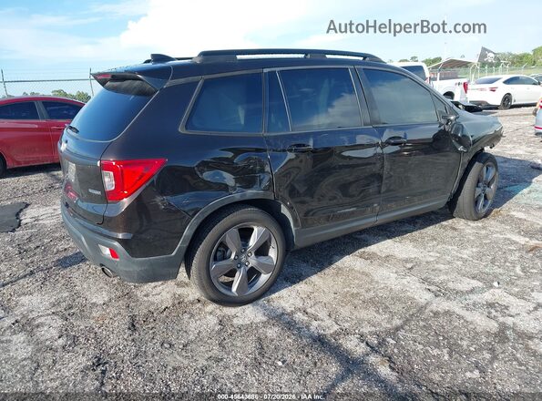 5FNYF7H97KB006962 2019 HONDA PASSPORT Black Tył prawy
