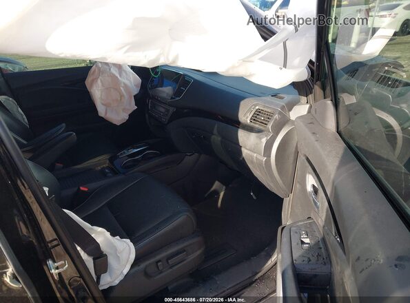 5FNYF7H97KB006962 2019 HONDA PASSPORT Black Widok wnętrza z przodu