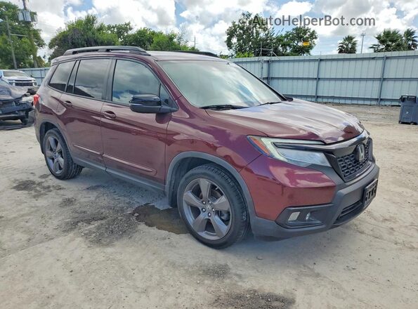 5FNYF7H99LB000825 2020 HONDA PASSPORT Burgundy Delantero derecho