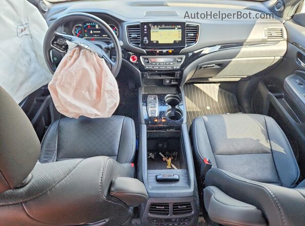 5FNYF7H9XMB011950 2021 HONDA PASSPORT Silver Առջևի վահանակի տեսք