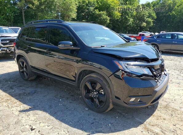 5FNYF8H00LB019478 2020 HONDA PASSPORT Черный Передняя правая четверть