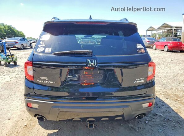 5FNYF8H00LB019478 2020 HONDA PASSPORT Черный Вид сзади