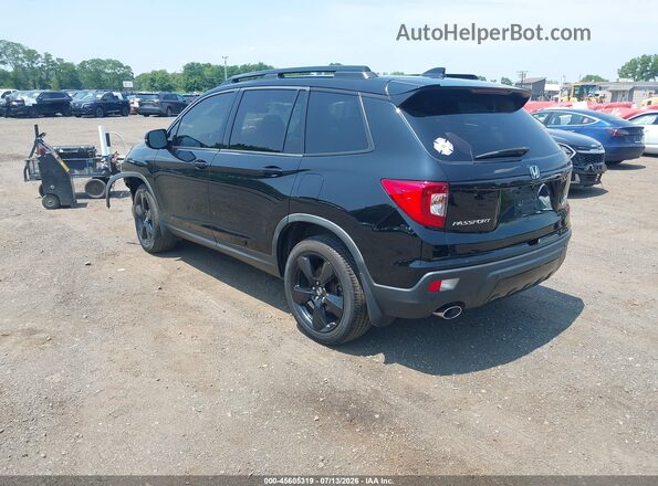 5FNYF8H01KB002087 2019 HONDA PASSPORT Black Rear left